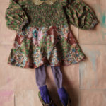 ワンピース Bonjour diary TUNIQUE  BLOUSE Dark green Bonjour Diary Tunique Blouse Pine Green Tartan (S8) - Little