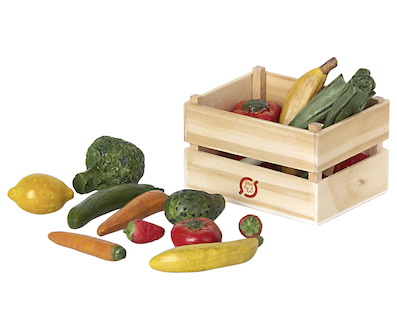 Maileg Veggies & Fruit In Box