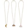Konges Slojd 3 Pack Necklace Rainbow