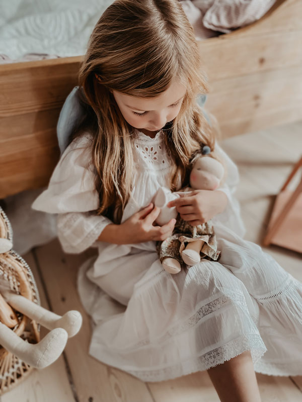 Bonne Mere Little Vintage Antoinette Long Sleeved Dress | Little French  Heart