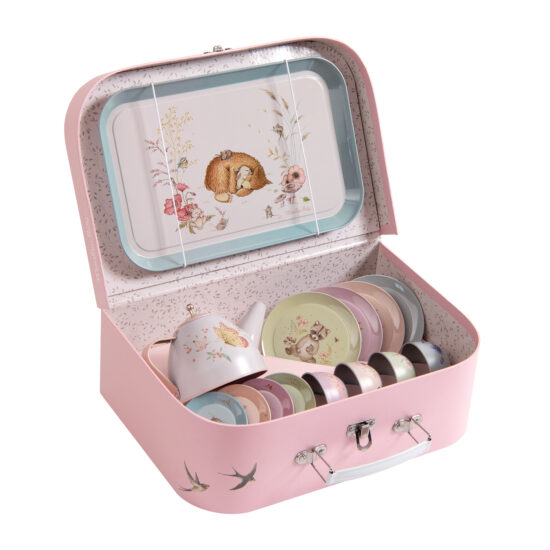 Les Rosalie Teaset cups saucers and tray #Littlefrenchheart.