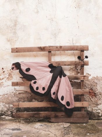 Numero 74 Lucy Butterfly wings #littlefrencheart dusky pink 3