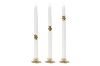 Boncoeurs Heart Candle Jewels Pack of Three