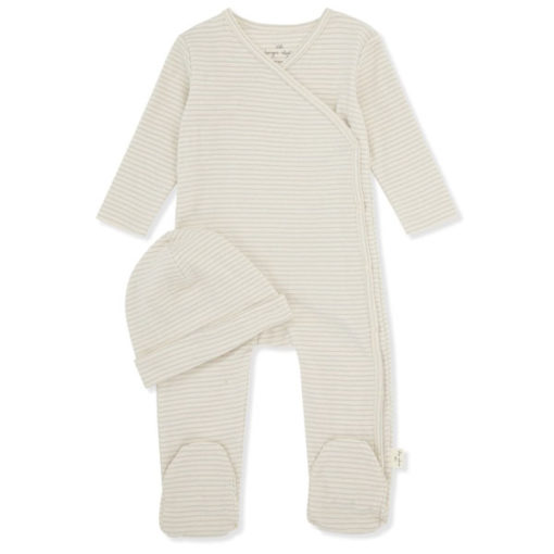 Konges-Slojd-Dio-Onesie-with-cap-Pearl-Blue-#Littlefrenchheart