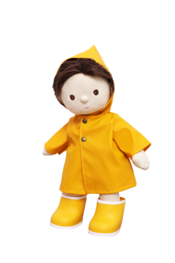 Dinkum Doll Raincoat-Yellow-02Little French Heart