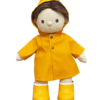 Dinkum Doll Raincoat-Yellow-Little French Heart