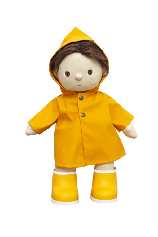 Dinkum Doll Raincoat-Yellow-Little French Heart