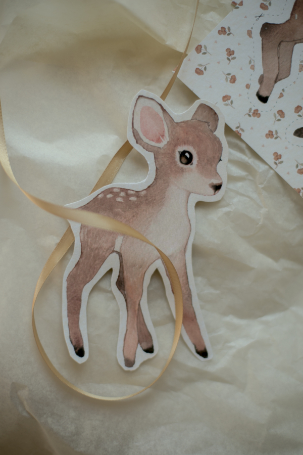 Mrs Mighetto Paper Friends Roe Deers craft - Little French Heart Online Shopping