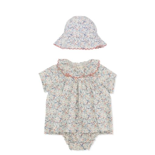 Bitsy Romper and Sun Hat - Little French Heart