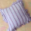 Bonjour Diary Cushion Cover Lilac - Little French Heart