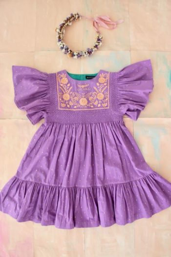 Bonjour Diary Rosalie Dress Lilac - Little French Heart