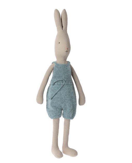 Maileg Size 4 Bunny in Overalls - Little French Heart