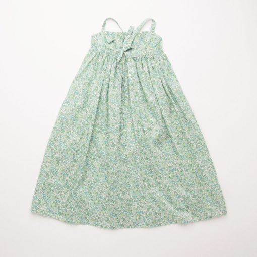 Nellie Quats Daisy Chain Dress Coward Liberty Print Organic Cotton back - Little French Heart
