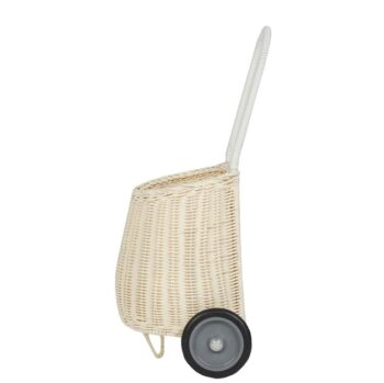 Olli Ella Rattan Luggy Chalk - Little French Heart