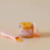 Tiny Harlow Tummy Time Peach Jelly Jar and Spoon - Little French Heart