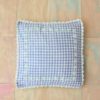 Bonjour Diary Cushion Cover Lilac Gingham full size - Little French Heart
