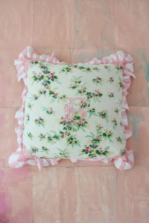 Bonjour Diary Cushion Cover Tropical - Little French Heart