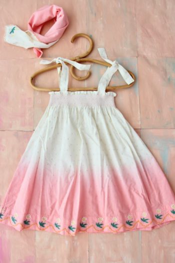 Bonjour Diary Embroidered Flower Petticoat Dress - Little French Heart