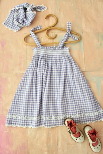 Bonjour Diary Lilac Gingham Petticoat Dress - Little French Heart