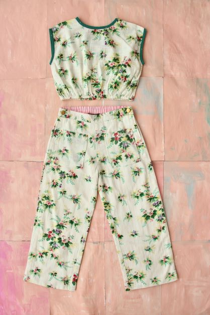 Bonjour Diary Top and Pants Set tropical - Little French Heart