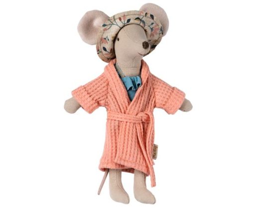 Maileg Bath Robe Mum Mouse with Mum - Little French Heart