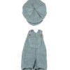 Maileg Overalls and cap for Junior Ted - Little French Heart