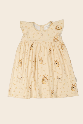 Mrs Mighetto Frill Dress Stella front - Little French Heart