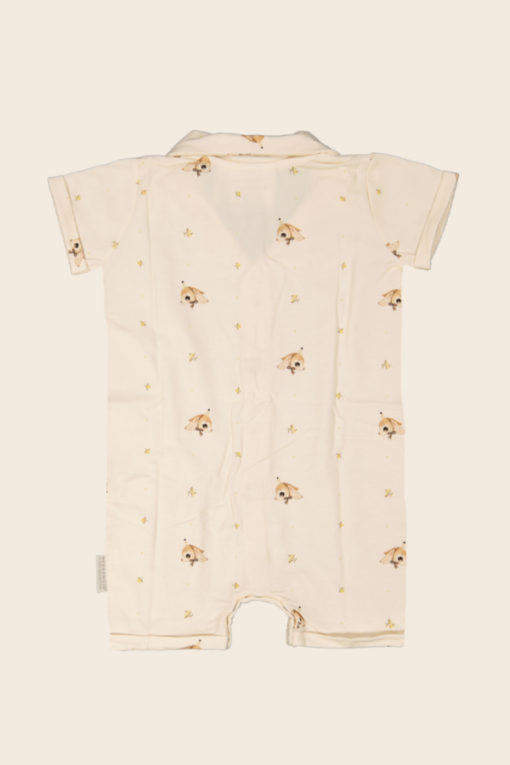 Mrs Mighetto Play Suit Long Ears back - Little French Heart