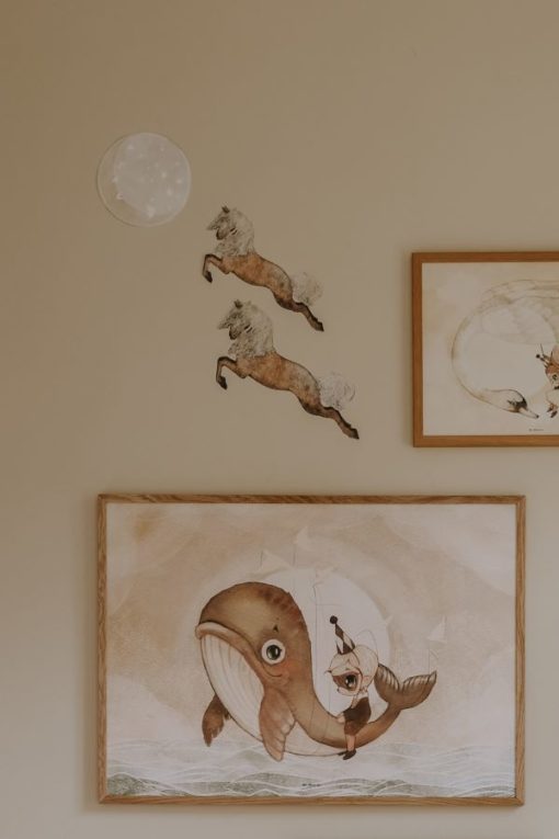 3 pack wall stickers - Bo and Moon