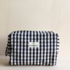 Gabrielle Paris cotton-toilet-and cosmetic bag-vichy-black - Little French Heart