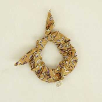Gabrielle Paris scrunchie-boheme-ochre - Little French Heart