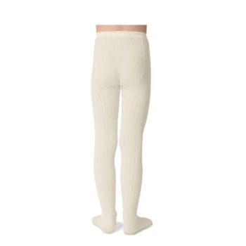 Louise Traditional Ribbed Tights Sweet Lamb back- Little French Heart