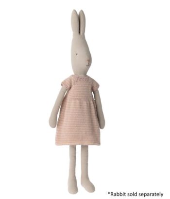 Maileg Knitted Dress Size 4 rabbit - Little French Heart