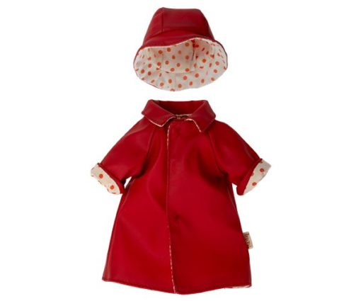 Rain Coat & Hat for Teddy Mum - Little French Heart