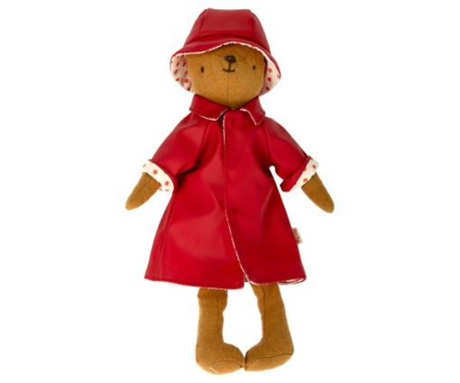 Rain Coat & Hat for Teddy Mum with mum in outfit - Little French Heart
