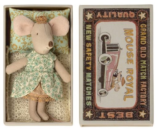 Maileg Princess Mouse in a Matchbox - Little French Heart