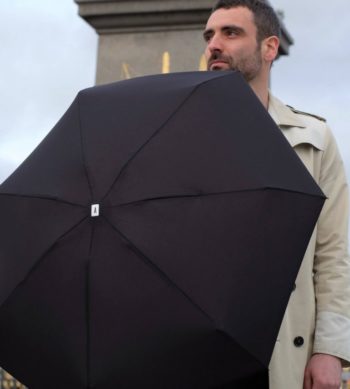 anatole-micro umbrella-black so Parisian -Little French Heart