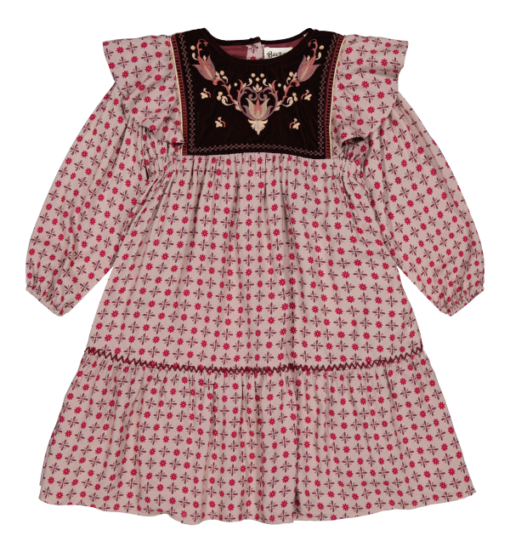 Bachaa Teresa Dress Paris Girlswear - Little French Heart