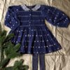 Bonjour Diary Tunique Blouse Indigo Tulle Beautiful Childrens wear - Little French Heart