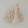 Boramiri Dream Peackock Ivory Gold Beautiful Decor - Little French Heart