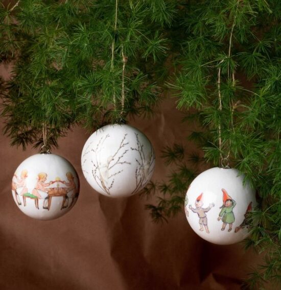 Elsa Beskrow Christmas Bauble Little Willow on Tree - Little French Heart