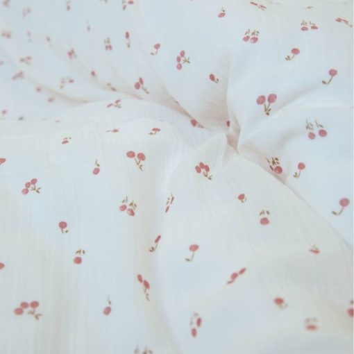 Gabrielle Paris Single Bed Quilt Set Blossom Print on Quilt Cover - Little French Heart