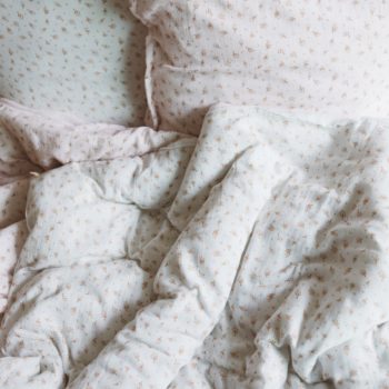 Gabrielle Paris Single Bed Quilt Set Etincelle Miel Childrens Bedding - Little French Heart