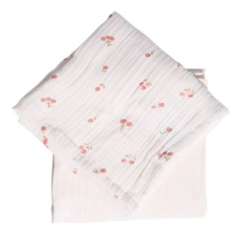 Gabrielle Paris - Swaddle Duo Blossom Dragee beautiful baby gifts - Little French Heart