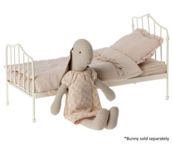 Maileg Miniature Bed Purple with bunny - Little French Heart