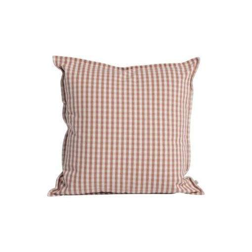 cotton-havana-cushion-vichy-brique beautiful French cushions - Little French Heart