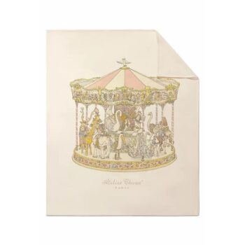 Atelier Choux Cashmere Blanket -Carousel-Pink - Little French Heart