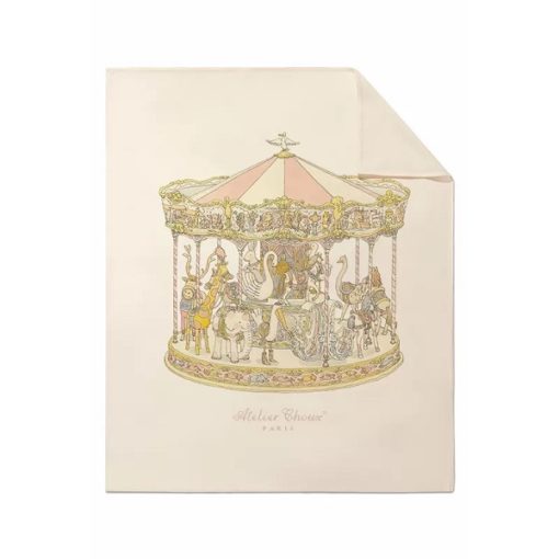 Atelier Choux Cashmere Blanket -Carousel-Pink - Little French Heart
