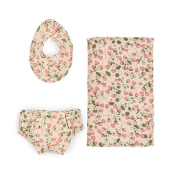 Konges - DOLL NURSERY SET - STRAWBERRY FIELDS -Little French Heart