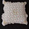 Bonjour Diary Pillowcase with Flounce Ivory Floral - Little French Heart